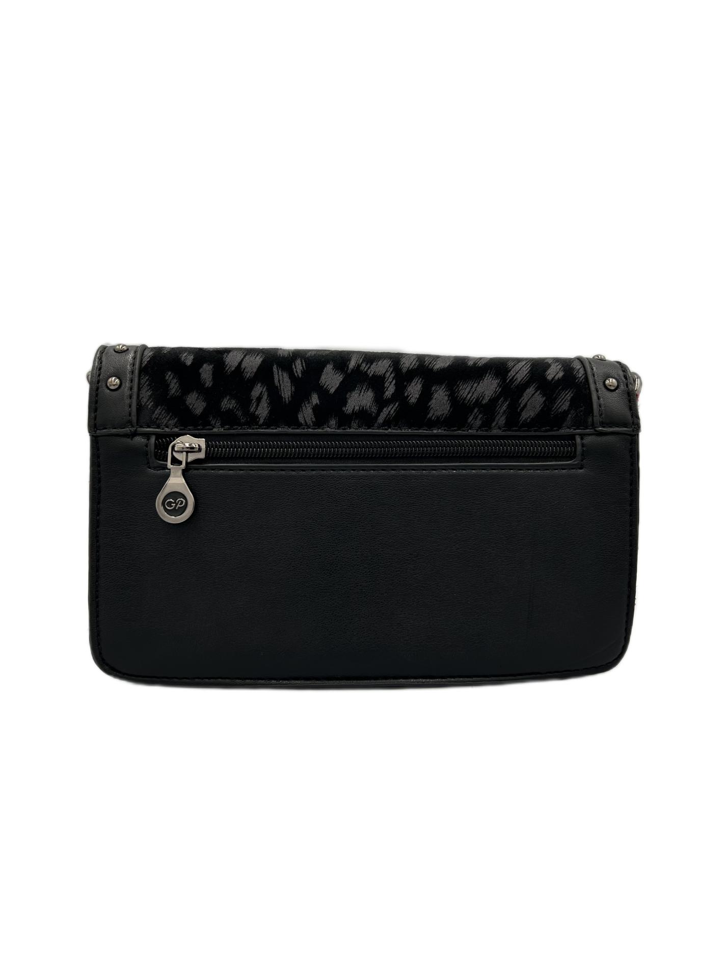 Sac noir léopard