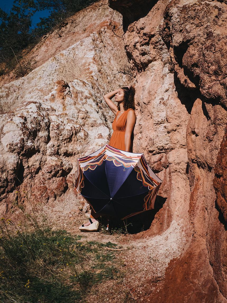 Parapluie canne Sahara