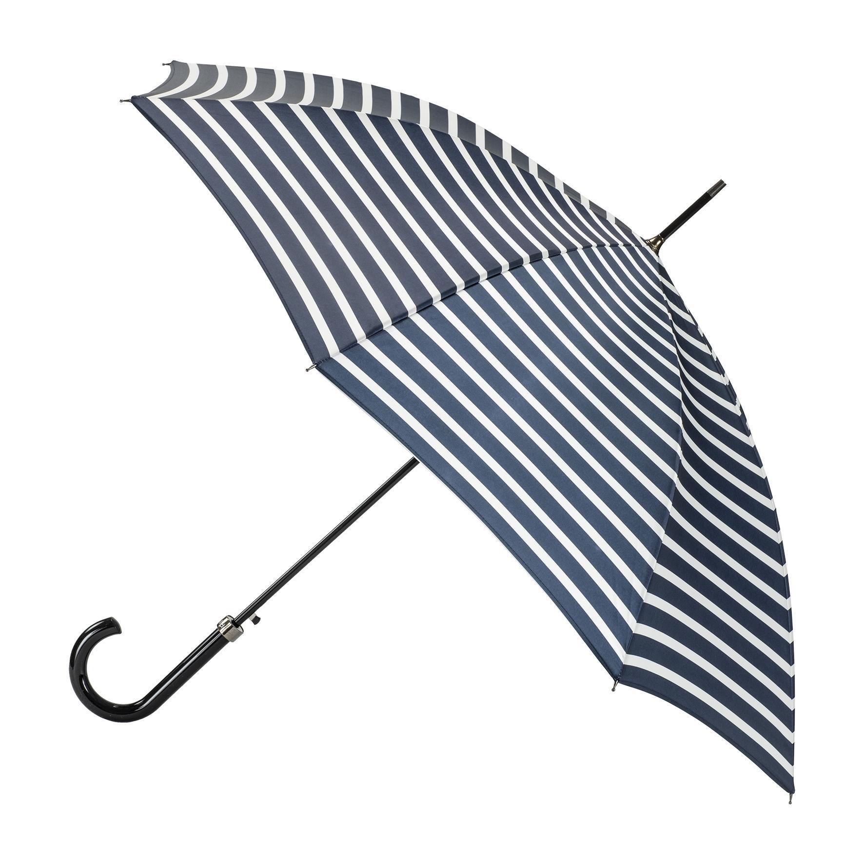 Parapluie canne Marinière marine