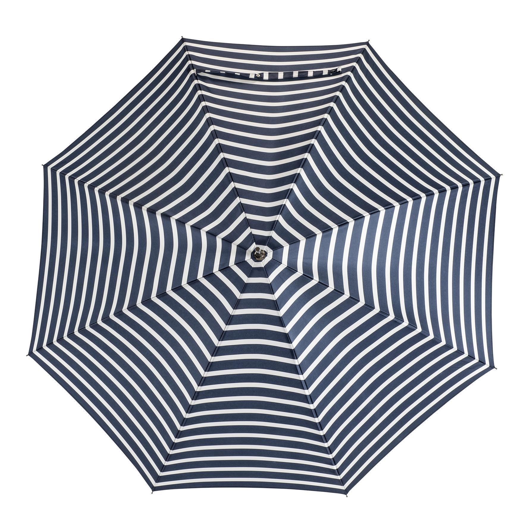 Parapluie canne Marinière marine