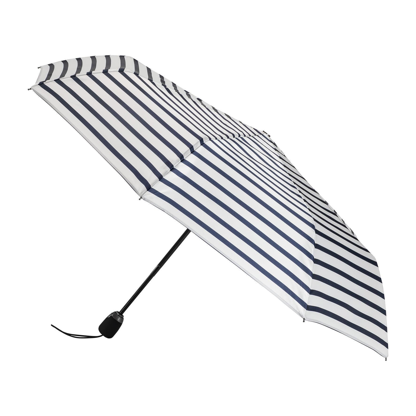 Parapluie pliant Marinière écru