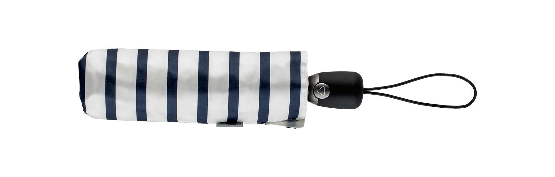 Parapluie pliant Marinière écru